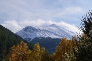 La montagne se pare de son manteau d'hiver